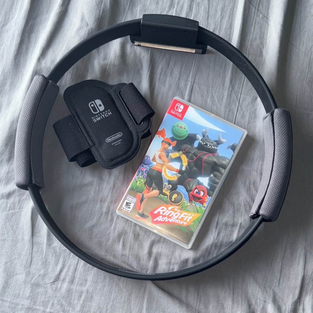 Nintendo Switch Fitness Ring Set with Game